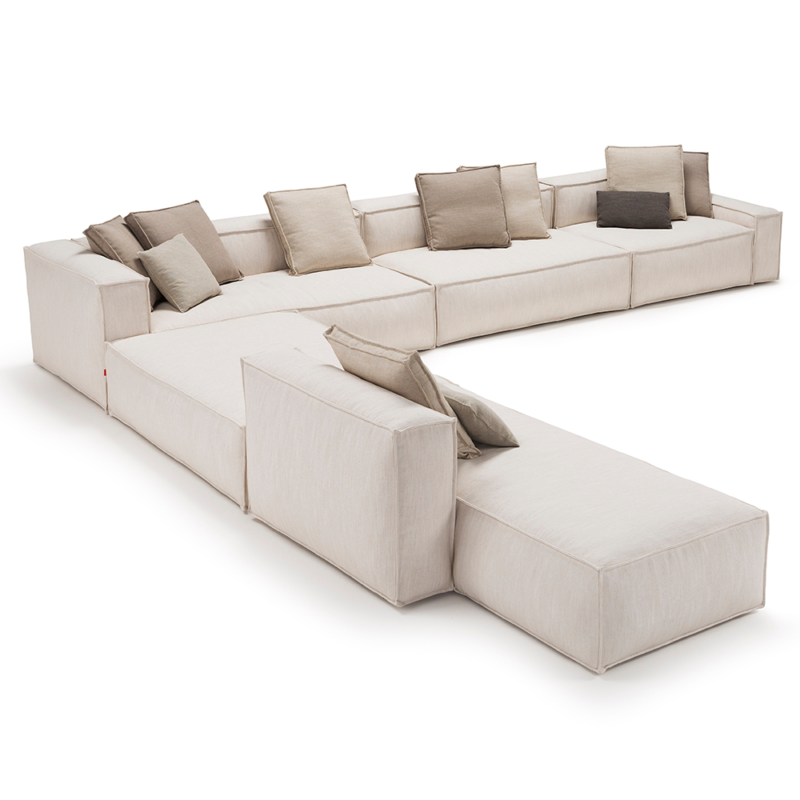 Купити диван Ellenka XL у бежевому велюрі Преміум